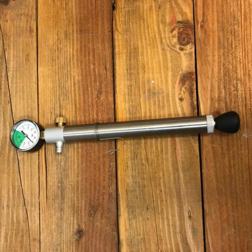 AIR PUMP FOR Variable Capacity Tank LID - Stainless steel with gauge and hanging hook
