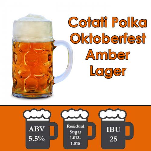 DISCONTINUED - Cotati Polka - Oktoberfest Lager - All Grain Beer Kit - 5 gal