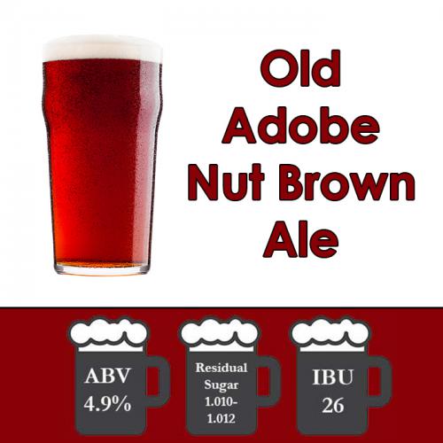 Old Adobe - Nut Brown Ale - Partial Mash Extract Beer Kit - 5 Gal