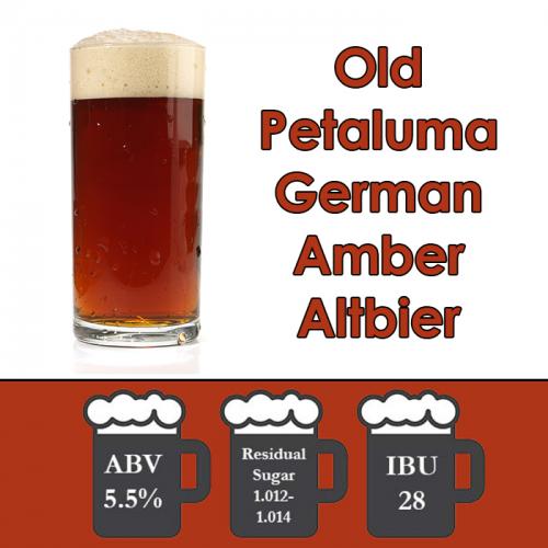 Old Petaluma - German Amber Altbier - Partial Mash Extract Beer Kit - 5 Gal