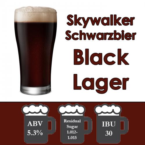 Skywalker Schwarzbier - German Black Lager - All Grain Beer Kit - 5 Gal