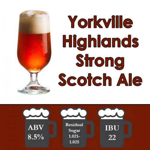 Yorkville Highlands - Strong Scotch Ale - Partial Mash Extract Beer Kit - 5 Gal