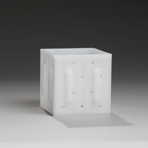 Cheese Mold, square. (4 Base x 4 Top, 4.3 H)