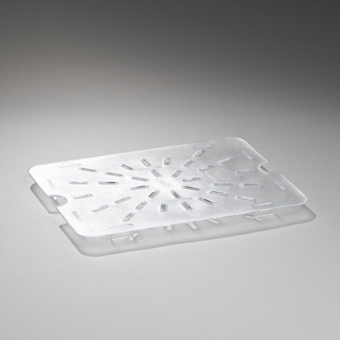 Polycarb Cheese Ripening Pan Drain Tray (10 3/8 x 12 3/4)