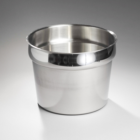 Kettle - Stainless Inset Pan 11 QT (8 3.4 H x 11 D tapers down to 9 D)