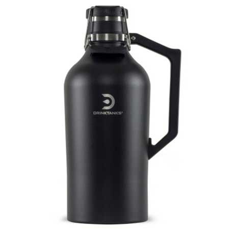 CLOSEOUT - DrinkTanks® Growler - 128 oz Craft Series - Obsidian Color