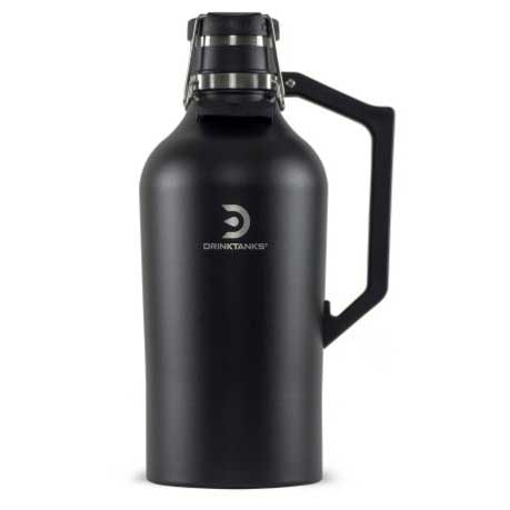 DISCONTINUED - DrinkTanks Growler - 128 oz Craft Series - Obsidian Color