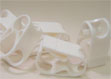 Hose Clamps 1/2 Plastic White