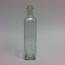 500 mL Quadra Clear Bottle - 28 mm Screw Top NOT INCLUDED - 12 Pack in Cardboard Box