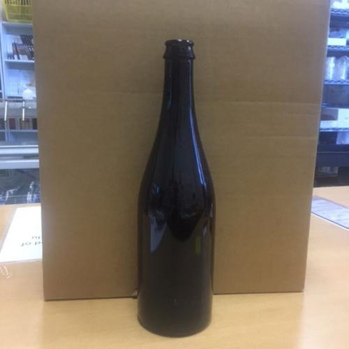 750 mL Champagne Bottle, Amber, 12/cs