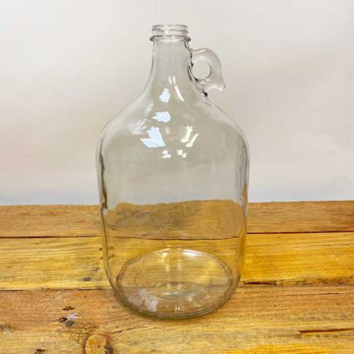 UNAVAILABLE WITH UNKNOWN ETA - Gallon Clear Glass Jug - Screw top