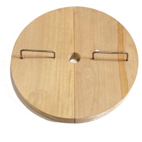 Half Moon Pressing Plates - For 40 cm Press - Set of 2
