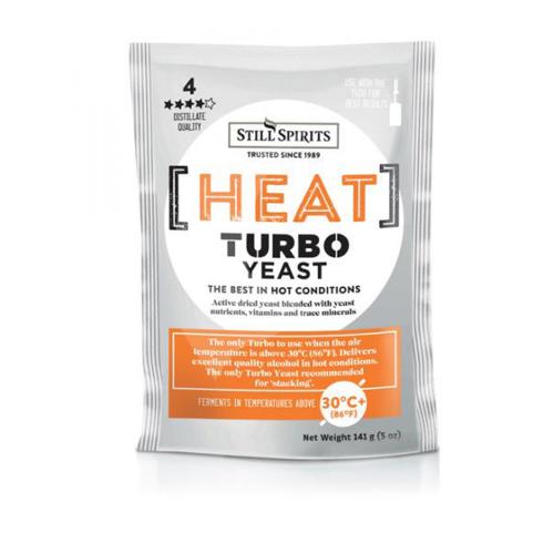 Heat Wave Turbo Yeast by Still Spirits - High Temperature Distillers Yeast - 138 g