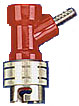 Pin Lock Disconnect Gas w/ 1/4 Hose Barb