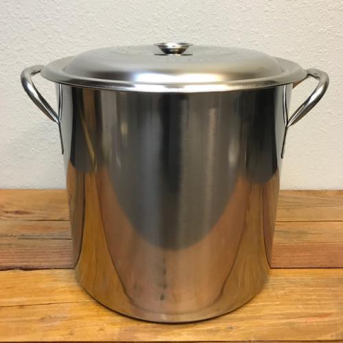 Stainless Kettle - 5.5 gallons with Handles and Lid