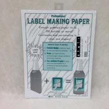 Label Making Paper, White, 18 sheets