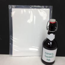 Beer Labels, Removable White Matte (Laser and Inkjet), 8 per sheet, 3.5 X 3, 12 sheets