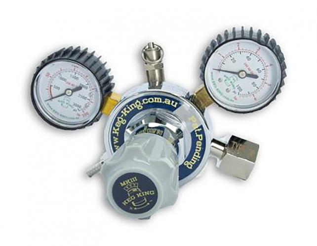 Multi-Gas Regulator - MKIII Dual Gauge - High Pressure for CO2, Nitrogen or Argon