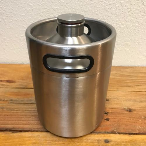 TEMPORARILY UNAVAILABLE - Personal Mini Keg - Double Wall & Insulated - 2 Liter