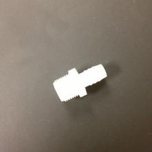 Plastic 1/2 Hose Barb x 1/2 NPT. Nylon Male Adapter.