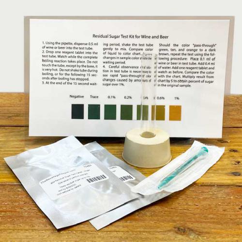Residual Sugar Test Kit - Includes 2 Tablets for 2 Tests