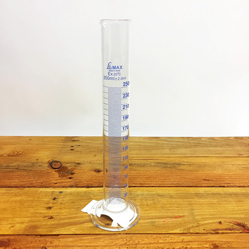 250 mL Graduated Cylinder - Glass