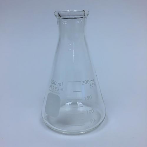 DISCONTINUED - 250ml Erlenmeyer Flask - Borosilicate Glass