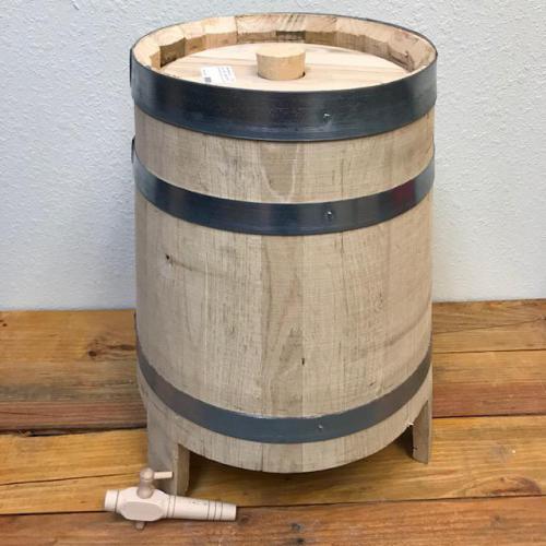 DISCONTINUED - Italian Vinegar Barrel - Wood Legs - 5.25 gal - 20 liter