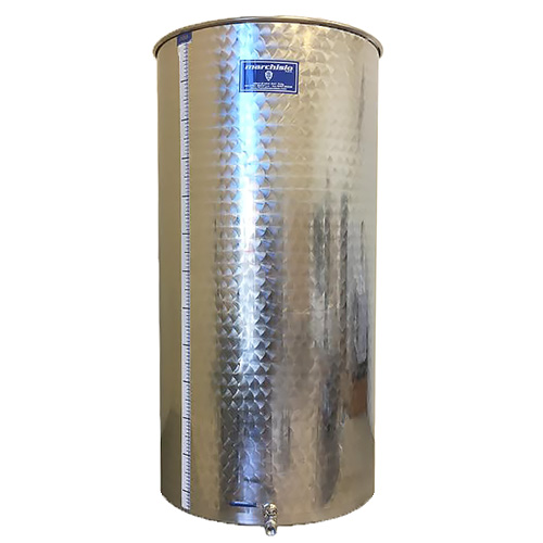 Marchisio Variable Capacity Stainless Tank - 106 gallons - 400 liters - 1/2