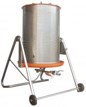 Water Bladder Wine Press - Stainless Cage - 47 gal - 180 L - Speidel