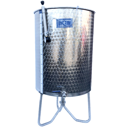 UNAVAILABLE - SOLD OUT FOR 2023 - Marchisio Variable Capacity Stainless Tank - 66 gallons - 250 liters - 1/2