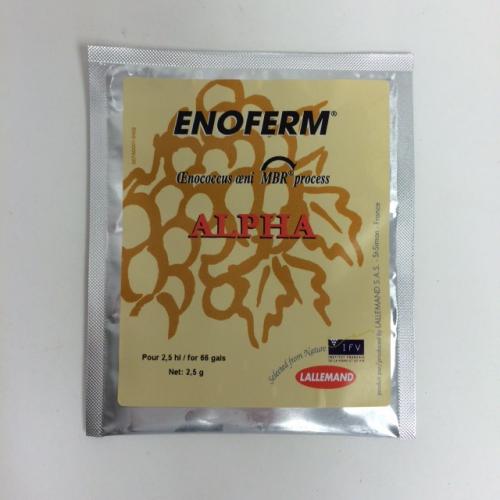 Malolactic Bacteria Culture - Enoferm Alpha - 2.5 g Freeze Dried - Treats up to 66 Gals