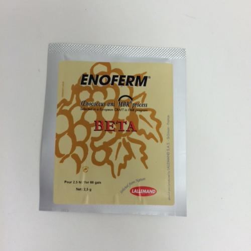 UNAVAILABLE - SOLD OUT FOR 2024 - Malolactic Bacteria Culture - Enoferm Beta - 2.5 g Freeze Dried - Treats up to 66 Gals