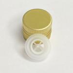 10957-Gold-Screw-Cap-for-Marasca-Dorica-with-Fitment
